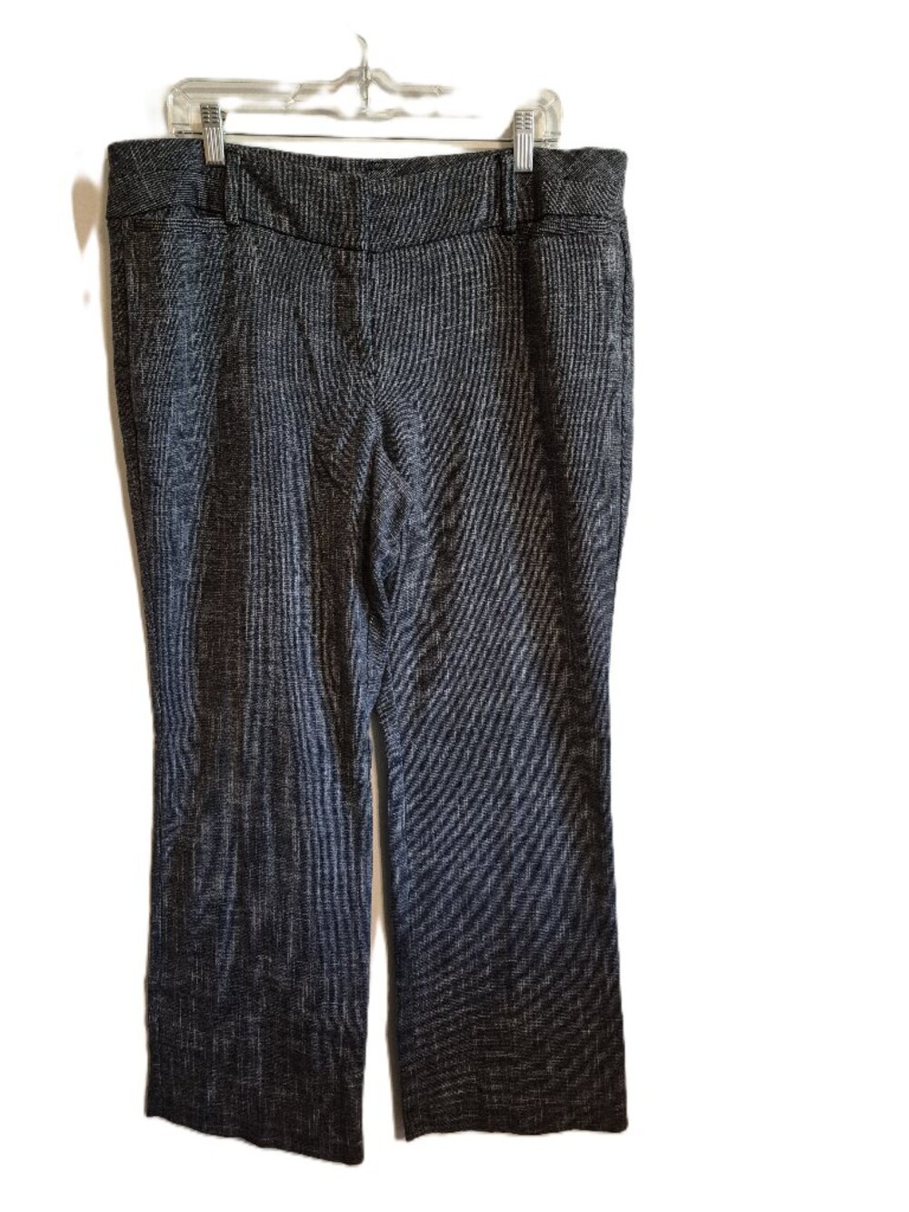 7th Avenue Design Studio New York Navy and White Tweed Dress Pant Size 14